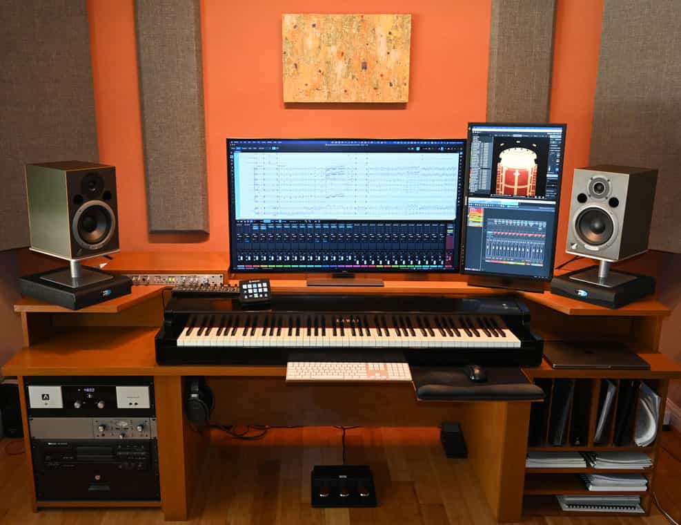 Picture of my studio desk